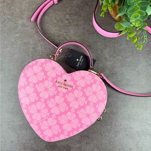 NWT Kate Spade Love Shack Spade Flower Heart Crossbody KK155